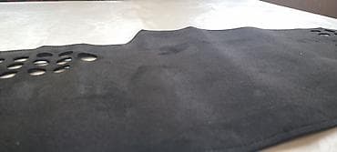 Ворсовые Накидка на панель Kia, цвет - Черный