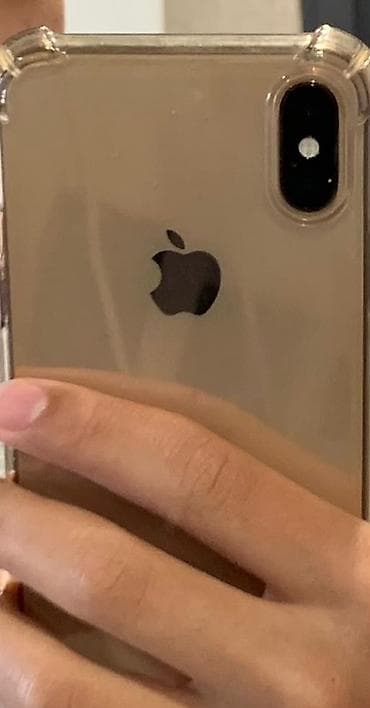 IPhone Xs, Б/у, 64 ГБ, Space Gray, Чехол, 100 %