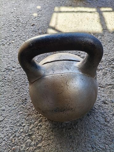 Гири: Гиря разборная с верхней ручкой - Материал: металл (чугун/сталь) - — 3