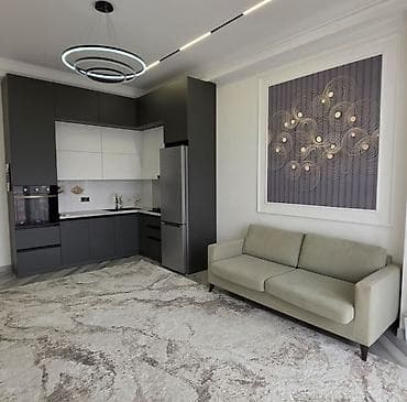 open space: 2 комнаты, 62 м², Ала-Арча ТРЦ Элитка, 7 этаж, Дизайнерский ремонт — 3