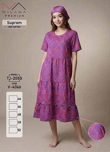 Платье женское Milana Premium, модель TJ-2050 (Suprem, 100% cotton) -
