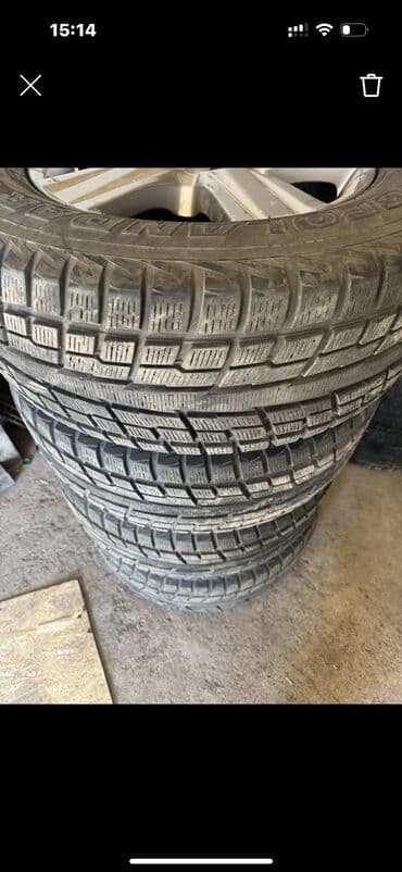 шины на прицеп трактора: Колеса в сборе 285 / 60 / R 18, Зима, Б/у, Комплект, Внедорожные (АТ/МТ), Литые, отверстий - 5 — 2