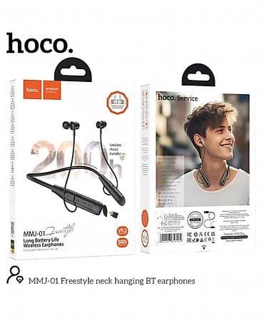 Беспроводные гарнитуры, Hoco, Новый, цвет - Черный