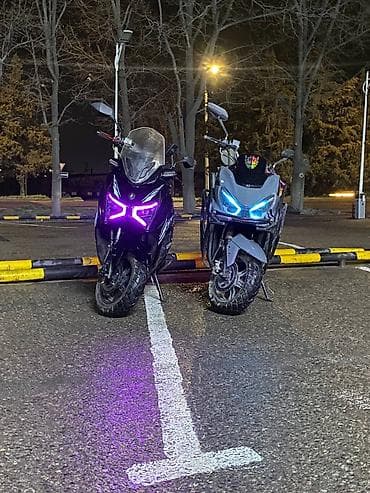 Скутерлер: Макси-скутер 160 куб. см, Бензин — 7