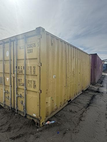 Контейнеры: Морской контейнер 20-футовый (тип 22G1) Характеристики: - Стандартный — 2