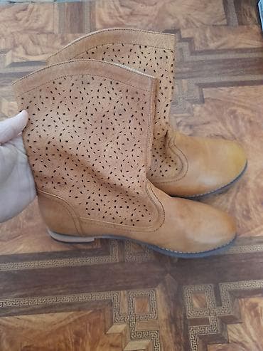 Айымдардын бут кийими: Женские демисезонные сапоги низкие.Paolo Richi. - Материал — 3