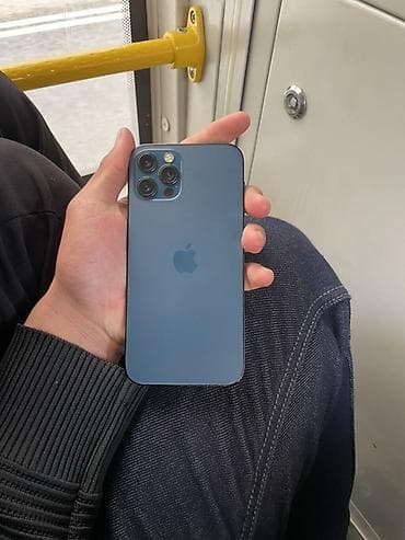 iphone 15: IPhone 12 Pro, 128 ГБ, Pacific Blue, Защитное стекло, Чехол, 87 % — 2