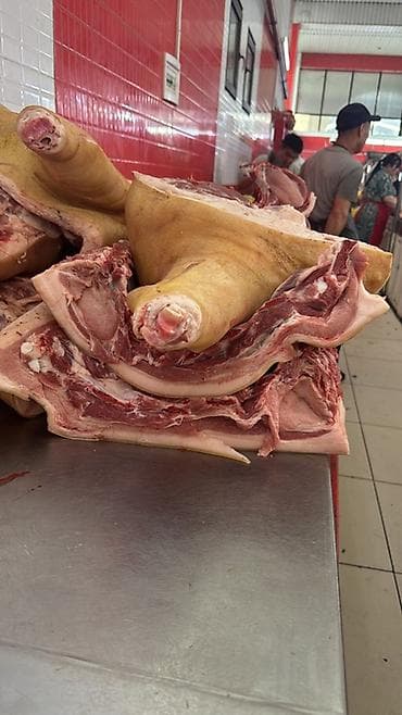 мясо продажа: СВИНИНА

猪肉。家养猪肉，非常美味。每天都有新鲜猪肉供应。

现有以下部位：
	•	后腿肉
	•	前腿肉
	•	猪排和排骨
	•	五 — 5