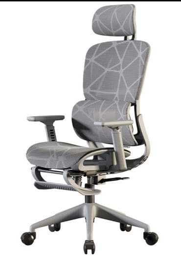 купить парты и стулья для школьников дешево: Офисное кресло, Новый, С колесиками, цвет - Серый, Самовывоз, Платная доставка — 3