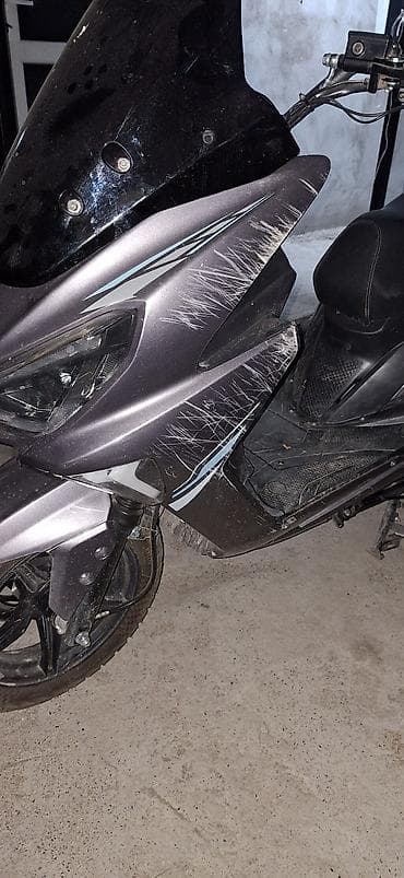 мотор на скутер: Скутер макси-класса с автозаводом, шлем в подарок - Кузов — 6