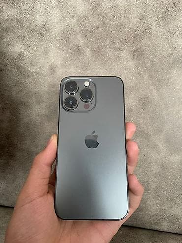 IPhone 13 Pro, Б/у, 256 ГБ, Графит, Коробка, Чехол, 92 %