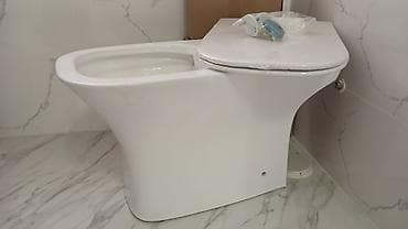 ламинат на стены: Унитаз Напольный, Новый, Материал: Фарфор — 1