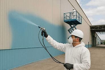 Отделочные работы: Покраска потолков, Покраска дверей, Покраска ворот, На масляной основе, На водной основе, Больше 6 лет опыта — 1