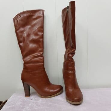 сапоги зимние женские натуральная кожа натуральный мех распродажа: Продаю зимние сапоги, кожзам, 38 р,в отличном состоянии! — 1