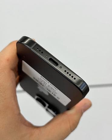 note 21: IPhone 16 Pro, Б/у, 128 ГБ, Black Titanium, Защитное стекло, Чехол, Коробка, В рассрочку, 100 % — 5