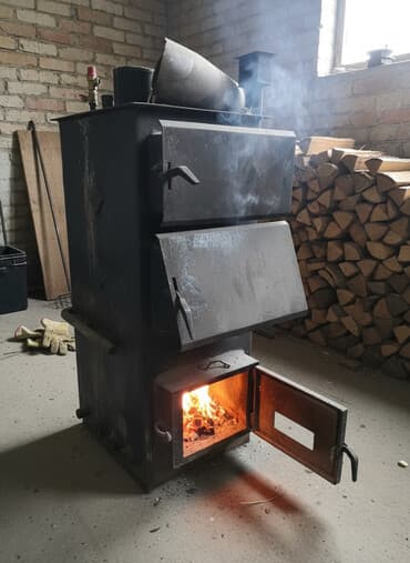 Продаю твердотопливный котел на 250 м2 at lalafo.kg Продаю твердотопливный котел на 250 м2