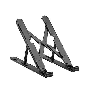 Ноутбуки и аксессуары: Подставка для ноутбука Wiwu Foldable Laptop stand ZM-902 Black — 1