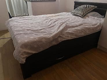 persian carpets: Спальный гарнитур, Двуспальная кровать, МДФ, Самовывоз, цвет - Коричневый — 4