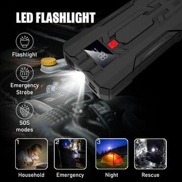 продажа зарядных устройств для автомобильных аккумуляторов: Пусковое Зарядное Устройство Jump Starter S303 - В Чехле Удобное — 5