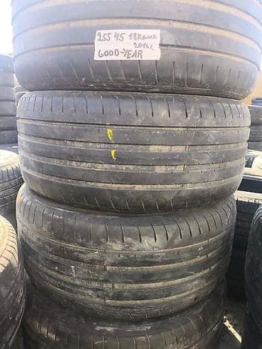 r16 4100: Шины 255 / 45 / R 18, Лето, Б/у, Легковые, GoodYear — 1
