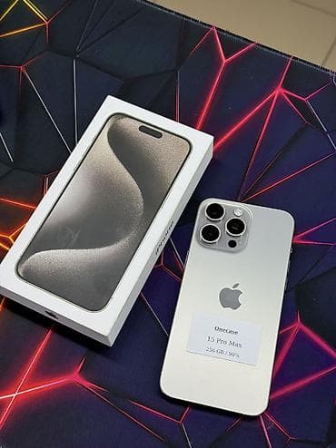 redmi 10x: IPhone 15 Pro Max, Б/у, 256 ГБ, Natural Titanium, Зарядное устройство, Защитное стекло, Чехол, В рассрочку — 1
