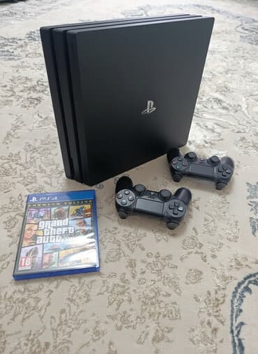 playstation gamepad: PS4 pro 3 ревизии, 1000гб, очень в хорошем состоянии, с двумя — 1