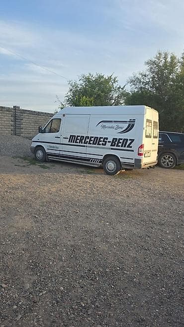 мер кабан: Mercedes-Benz Sprinter фургон, белый, средная база и высокая крыша — 3