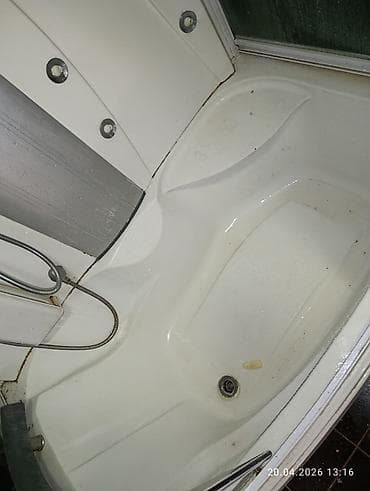 туалетный столики: Тумба для ванны, С раковиной, цвет - Белый — 8