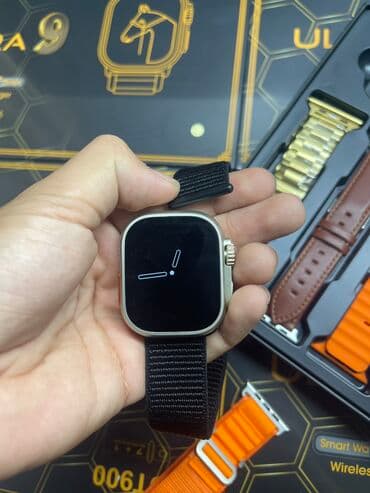 лучшая копия apple watch 2021: Applewatch 8 ultra Подключается на ios/android Батарея на 2-3 дня 7 — 8