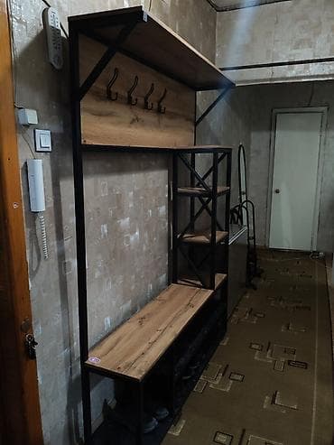 дорогая кухонная мебель: Гарнитур для прихожей, Вешалка, Металл, цвет - Черный — 1