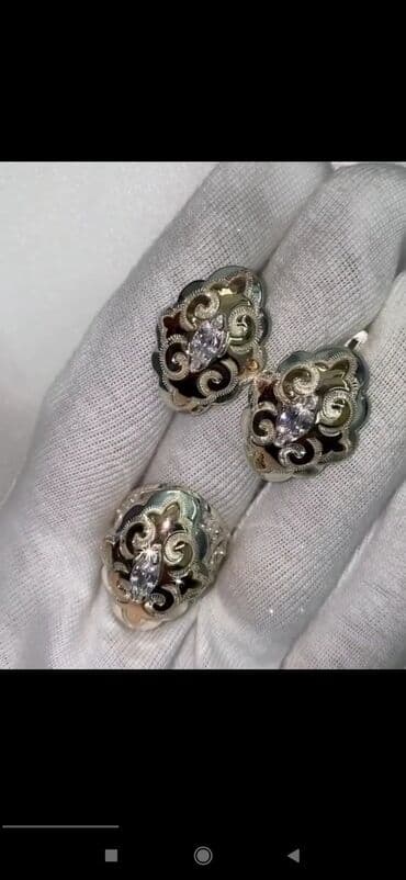 свадебные платья оптом бишкек: Набор украшений, Проба 925, Женские, Новый — 7