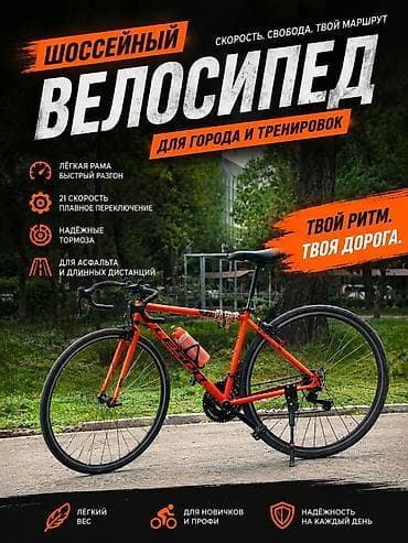 speedone frame: Шоссейный велосипед, Lespo, Рама M (156 - 178 см), Б/у — 1