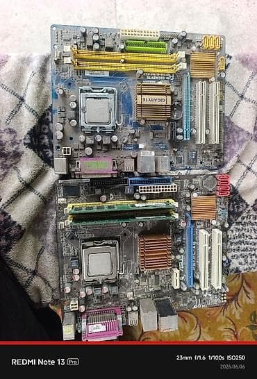 калонки музыкальный: Материнская плата для ПК, Б/у, Gigabyte, LGA775 — 1