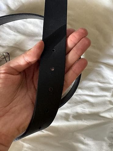 серьги с натуральным рубином ссср: Ремень, Другой бренд, Материал: Натуральная кожа, Унисекс — 3