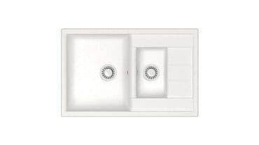 цена на столешницы для кухни: Кухонная мойка Glanz Блонди J210 Каменная мойка из литого мрамора — 1