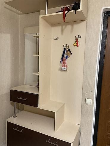 Гарнитуры для прихожей: Прихожая модульная компактная - Компоновка: нижняя тумба для обуви с — 2