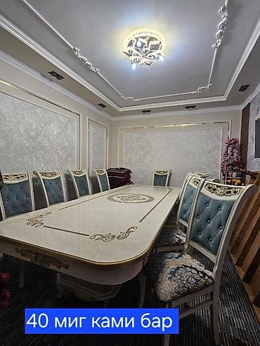 Стол и стул для зала, Б/у, Самовывоз, цвет - Белый