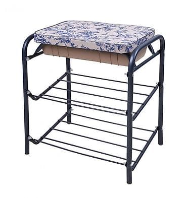 Эмерек: Банкетка HAUSHALT для обуви (арт. НБ1) Напольная подставка для обуви — 1