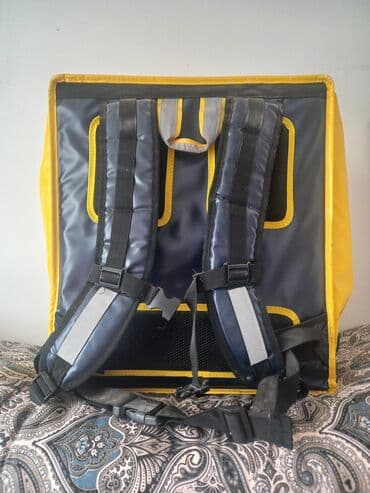 ночной охрана: Изотермический рюкзак для доставки Glovo - Формат: кубический — 2