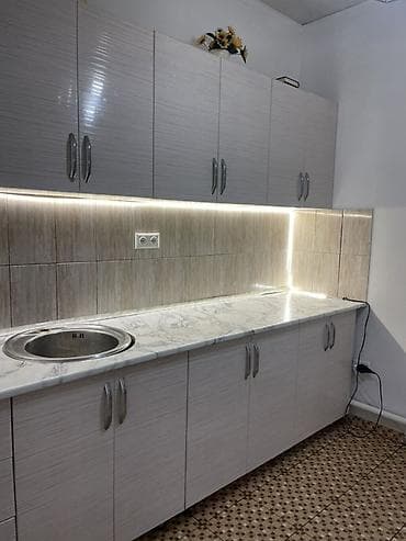 Кухонный гарнитур, цвет - Серый, Металл