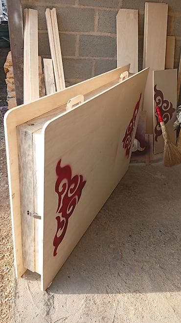 Инструменты: Национальный кыргызский стол, Раскладной, Дерево, цвет - Коричневый — 7