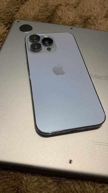 infinix hot 50 pro цена в бишкеке: IPhone 13 Pro, Б/у, 256 ГБ, Sierra Blue, Чехол, Коробка, 79 % — 1