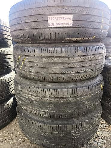 Шины 225 / 65 / R 17, Лето, Б/у, Комплект, Легковые, Корея, Hankook