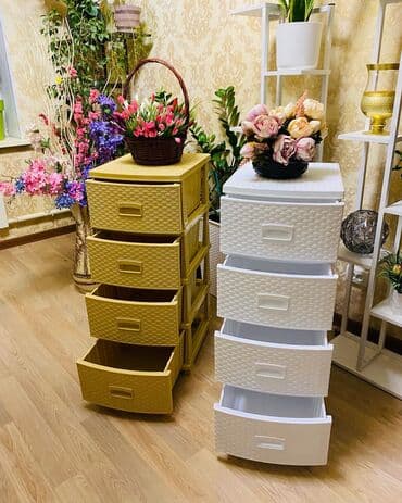 мебель для ванной размеры: Пластиковые комоды Производство:Россия высота 98 см ширина 38 см — 2