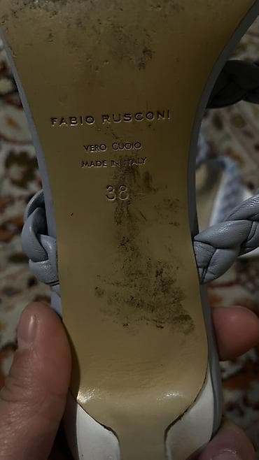 Босоножки Fabio Rusconi, размер 38 - Модель: мюли на среднем каблуке — 1