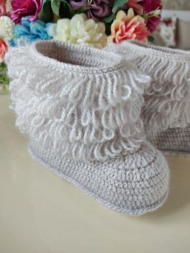 домашняя обувь: Детские домашние сапожки, размер любой — 6