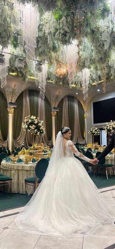 свадебные платья оптом из турции цена: Свадебное платье, L, Со шлейфом, Турция, Б/у — 1