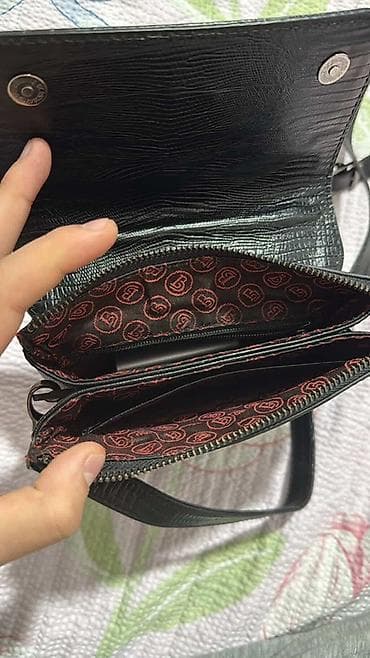 Классическая сумка, Butun, Материал: Экокожа, Застежка на магните, Мужские, Б/у