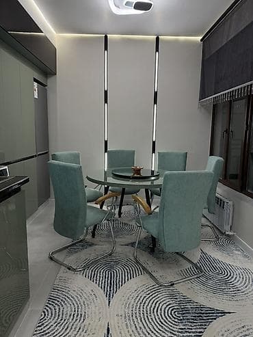 за неделю: Кухонный стол и стул, цвет - Зеленый — 2