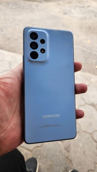 Samsung Galaxy A53 5G, Б/у, 128 ГБ, цвет - Голубой, 2 SIM at lalafo.kg Samsung Galaxy A53 5G, Б/у, 128 ГБ, цвет - Голубой, 2 SIM